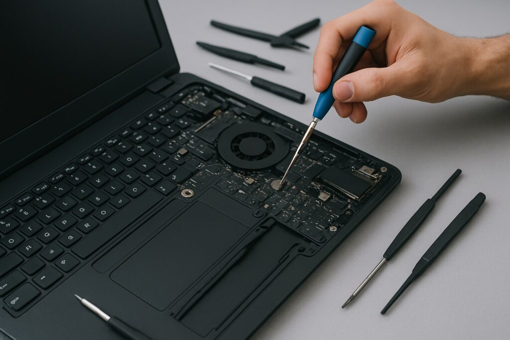 Najczęstsze usterki laptopów- poradnik serwisowy2025