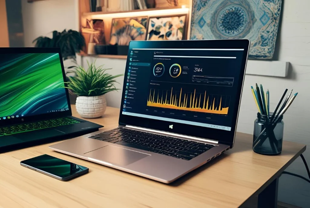 Laptop z Windows 11 przyspiesza