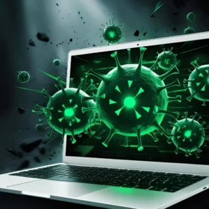 laptop zaatakowany przez wirusy